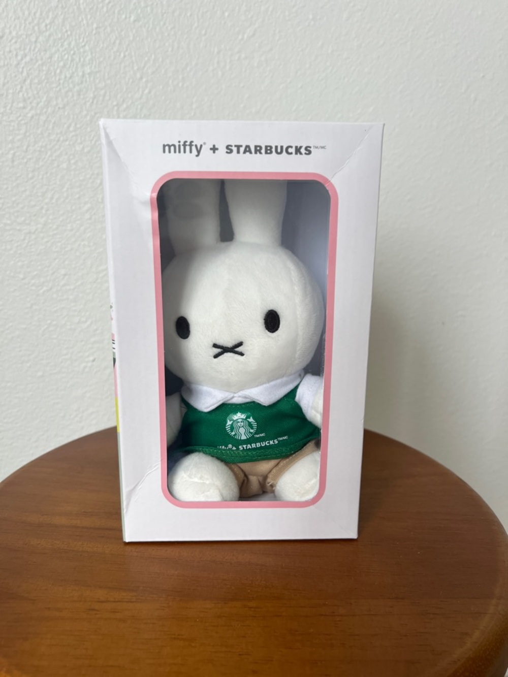 Miffy x Starbucks Boxed Special-Edition Miffy Plush dressed in a signature apron